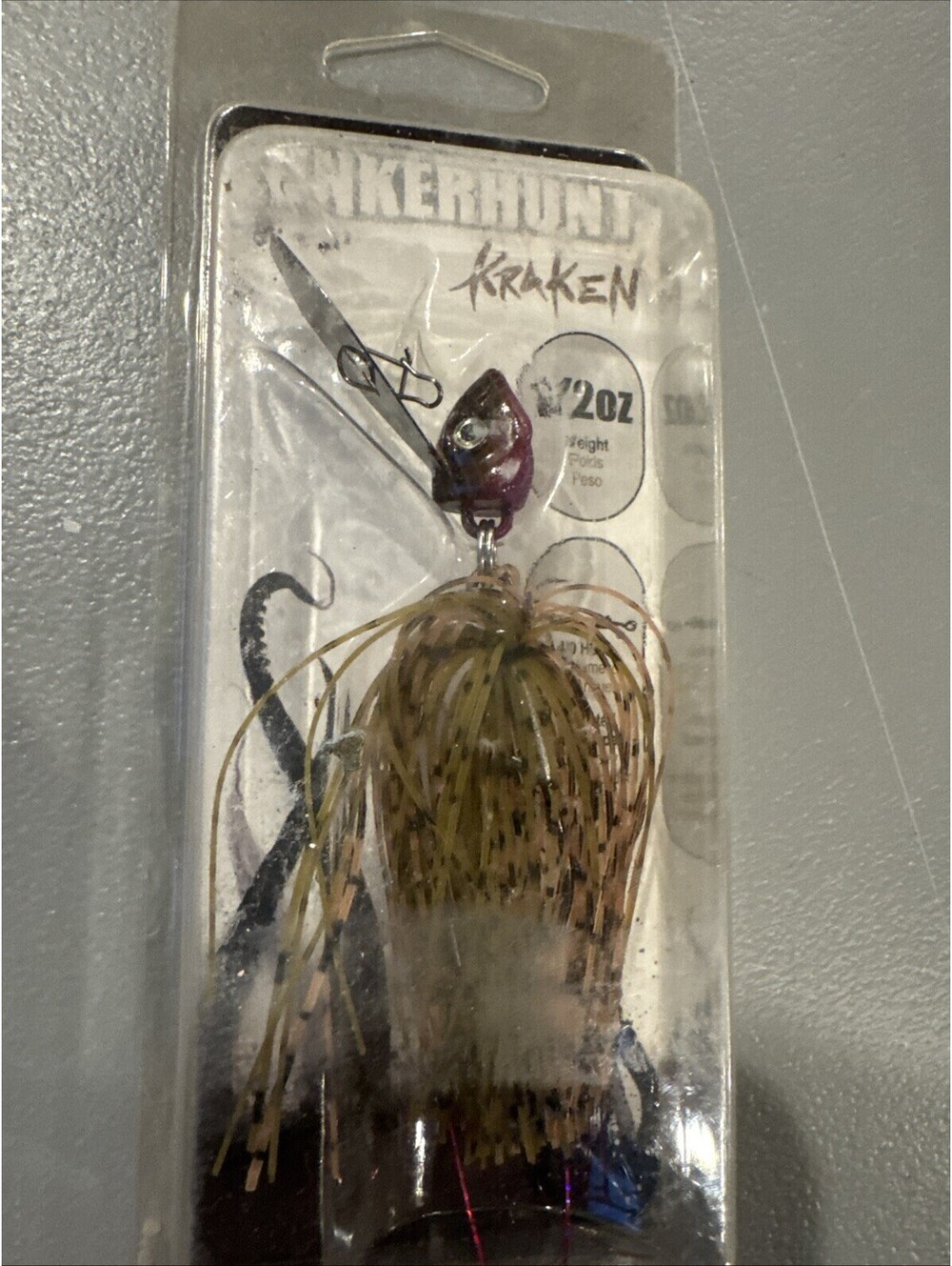 LUNKERHUNT model SP1 1/2oz Spinner bait Kraken Thumping Vibration. Swimming NEW!